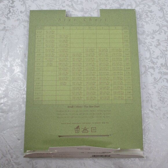 LEGACY Legwear NWT Color Mineral Size E - Picture 5 of 7